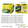 LINGUANG 100PCS Ocean Sun Clip Snap On Fishing Glow Sticks Rod Tips Pole Light for Catfishing Surf Bank in The Dark view 2