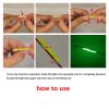 LINGUANG 100PCS Ocean Sun Clip Snap On Fishing Glow Sticks Rod Tips Pole Light for Catfishing Surf Bank in The Dark view 4