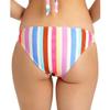 California Waves Womens Striped Ring Detail Swim Bottom Separates White M view 2