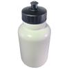 Inglasco Sher-Wood, White 1000ml Fatboy Sports Water Bottle, with Black Short Pull Top Lid view 1