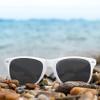 ATX OPTICAL XXL Mens Extra Large Classics Polarized Sunglasses for Big Wide Heads 152mm (White, Black) view 2