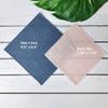 Spring Notion Linen Blend Handkerchief Hanky Pocket Squares for Boys, Steel Blue view 4