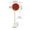 1pc Brooch Versatile Clothes Pin Creative Breastpin Fashion Badge Clothes Badge Alloy Breastpin Decoration view 2