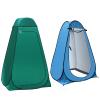 anngrowy Shower Tent Pop-Up Privacy Tent Camping Portable Toilet Tent Outdoor Camp Bathroom Changing Dressing Room Instant Privacy Shelters for Hiking Beach Picnic Fishing Potty, Extra-Tall 2 Colors view 1
