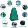 anngrowy Shower Tent Pop-Up Privacy Tent Camping Portable Toilet Tent Outdoor Camp Bathroom Changing Dressing Room Instant Privacy Shelters for Hiking Beach Picnic Fishing Potty, Extra-Tall 2 Colors view 2