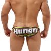 SEOBEAN Mens Sexy Super Low Rise Bikini Briefs Underwear 00104 Stripe M(28-30) view 1