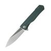 Petrified fish G10 handle D2 steel blade 2CR13 liner ball bearing flipper folding knife camping hunting EDC pocket tool PF818 (Green, Satin) view 1