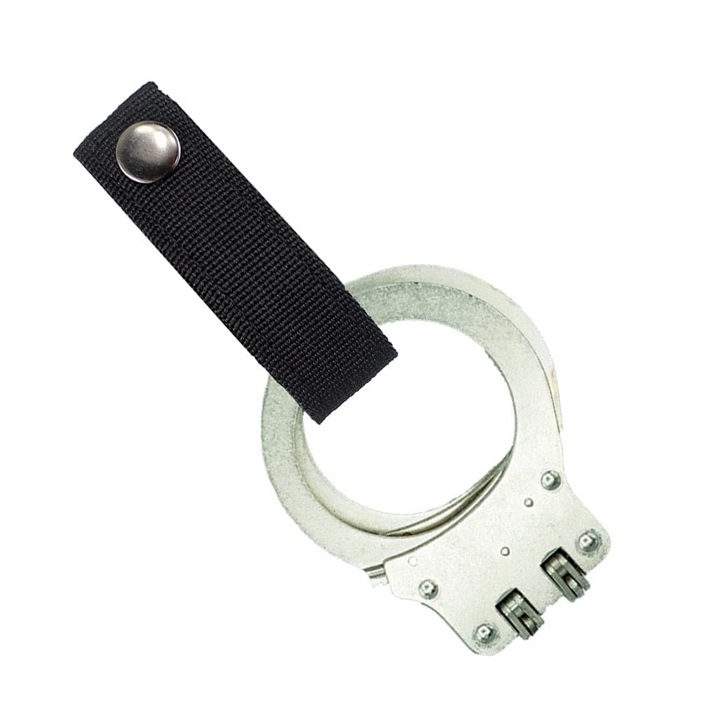 Depring Molle Handcuff Strap Holder Strong Metal Snap Fastener for Duty Belt Tactical Gears