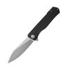 Petrified fish G10 handle D2 steel blade 2CR13 liner ball bearing flipper folding knife camping hunting EDC pocket tool PF818 (Black, Stonewash) view 1