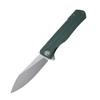 Petrified fish G10 handle D2 steel blade 2CR13 liner ball bearing flipper folding knife camping hunting EDC pocket tool PF818 (Green, Stonewash) view 1