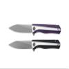 Petrified fish G10 handle D2 steel blade 2CR13 liner ball bearing flipper folding knife camping hunting EDC pocket tool PF818 (Gray, Satin) view 4