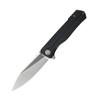 Petrified fish G10 handle D2 steel blade 2CR13 liner ball bearing flipper folding knife camping hunting EDC pocket tool PF818 (Black, Satin) view 1