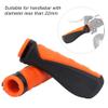 1 Pair Bike Handle Grips, Rubber Bicycle Handlebar Grips Bike Handlebar Cover for Mountain Road Bikes view 2