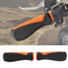 1 Pair Bike Handle Grips, Rubber Bicycle Handlebar Grips Bike Handlebar Cover for Mountain Road Bikes view 4