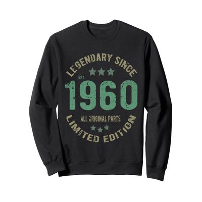 66 Year Old Bday Legend Since 1960 - Vintage 66th Birthday Sweatshirt