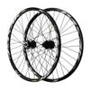 LvTu Mountain Bike Wheelset 26/27.5/29 inch Alloy Disc Brake Sealed Bearing Wheel 7-12 Speed Cassette 32H Rim(Black,29 inch) view 1