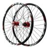 LvTu Mountain Bike Wheelset 26/27.5/29 inch Alloy Disc Brake Sealed Bearing Wheel 7-12 Speed Cassette 32H Rim(Red,26 inch) view 1