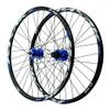 LvTu Mountain Bike Wheelset 26/27.5/29 inch Alloy Disc Brake Sealed Bearing Wheel 7-12 Speed Cassette 32H Rim(Blue,29 inch) view 1