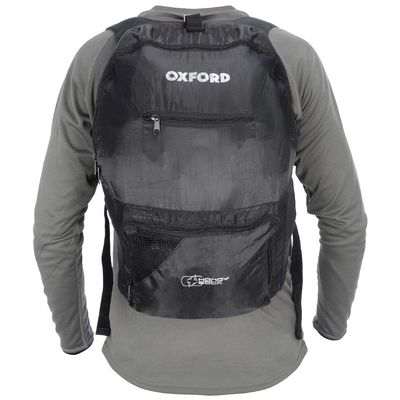 Automotive Oxford - Handy Sack, 15L (3.96 Gal.) Backpack, Foldaway to 6" x 6", Black
