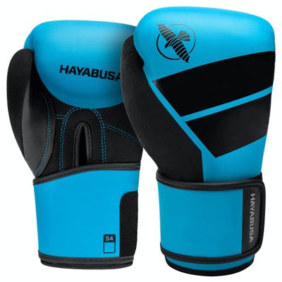 Hayabusa S4 Kids Boxing Gloves for Boys and Girls - Blue, 8 oz