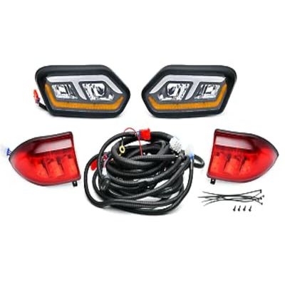 GTW Club Car Tempo Golf Cart LED Headlight & Taillight Kit | Automotive Style | Compatible with 2018-Up Models