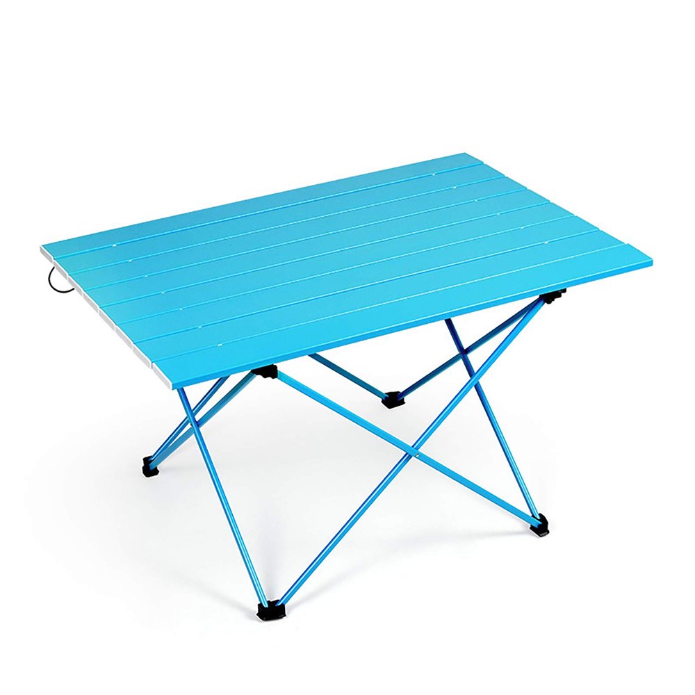 phsmoo Portable Camping Table Aluminum Alloy Folding Ultra-Light Camping Table Equipped with a Carrying Bag Easy to Store Suitable for Camping Hiking Fishing Picnic Sports Travel