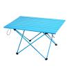 phsmoo Portable Camping Table Aluminum Alloy Folding Ultra-Light Camping Table Equipped with a Carrying Bag Easy to Store Suitable for Camping Hiking Fishing Picnic Sports Travel view 2
