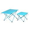 phsmoo Portable Camping Table Aluminum Alloy Folding Ultra-Light Camping Table Equipped with a Carrying Bag Easy to Store Suitable for Camping Hiking Fishing Picnic Sports Travel view 3
