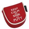 ReadyGOLF Keep Calm & Sink The Putt Embroidered Putter Cover - Mallet view 2