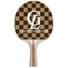 Infusion Table Tennis Paddle and Balls Gift Box Set (Maroon/Tan Checkerboard Design) view 2