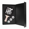 Infusion Table Tennis Paddle and Balls Gift Box Set (I'd Hit That Design) view 1