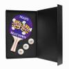 Infusion Ping Pong Paddle and Balls Boxed Gift Set (Design: Beat Down) view 1