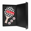 Ping Pong Paddle and Balls Boxed Gift Set (Chase Design) view 1