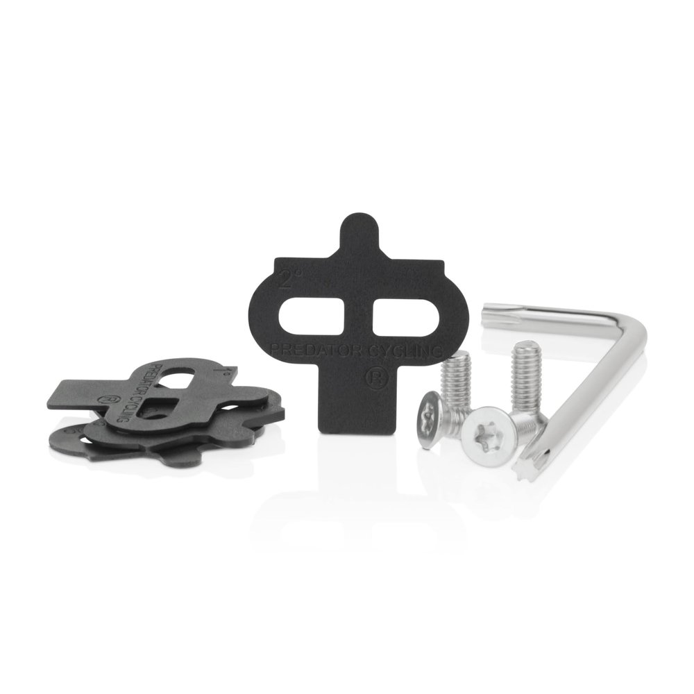 SPD, 2-Hole Cleat Compatible, 1 and 2 Wedge, Mountain Biking, Predator Cycling