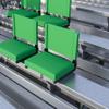 BizChair Set of 2 500 lb. Rated Lightweight Stadium Chair with Ultra-Padded Seat, Bright Green view 1