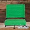 BizChair Set of 2 500 lb. Rated Lightweight Stadium Chair with Ultra-Padded Seat, Bright Green view 2