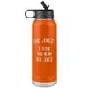 Dad Jokes I Think You Mean Rad Jokes Funny Father's Day Water Bottle for Dad Insulated Tumbler 32oz BPA Free view 1