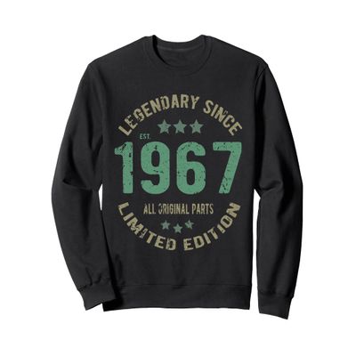 59 Year Old Bday Legend Since 1967 - Vintage 59th Birthday Sweatshirt