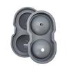 BAR BEER WINE SPIRITS 3 barY3 Grey Silicone Ball ICE Tray (2 Ball) view 1