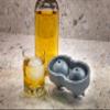 BAR BEER WINE SPIRITS 3 barY3 Grey Silicone Ball ICE Tray (2 Ball) view 3