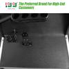 10L0L Golf Cart Full Coverage Liner Floor Mat for EZGO TXT 1996-up Electric and Gas, Black view 2