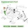 10L0L Ball Joint Tie Rod End Kit for Club Car Precedent 2004-up Golf Cart, OEM# 102022601, 102288301 view 4