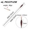 400 Spine Arrow 28 Inch Arrow Target Practice Arrow Hunting Arrow Carbon Arrows Compound Bow Recurve Bow Adult Youth Archery Indoor Outdoor Shooting Bullet Tip 12pc Black view 3