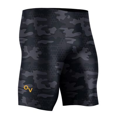 Onvous Men's Athletic Swim Jammers | Men's Jammer for Swimming | Size 28-38, Black, Camo