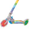 Ozbozz Rainbow Folding Scooter with Light-Up Wheels, Adjustable Height, Rear Brake, for Kids Ages 5 and Up - Portable Design view 4