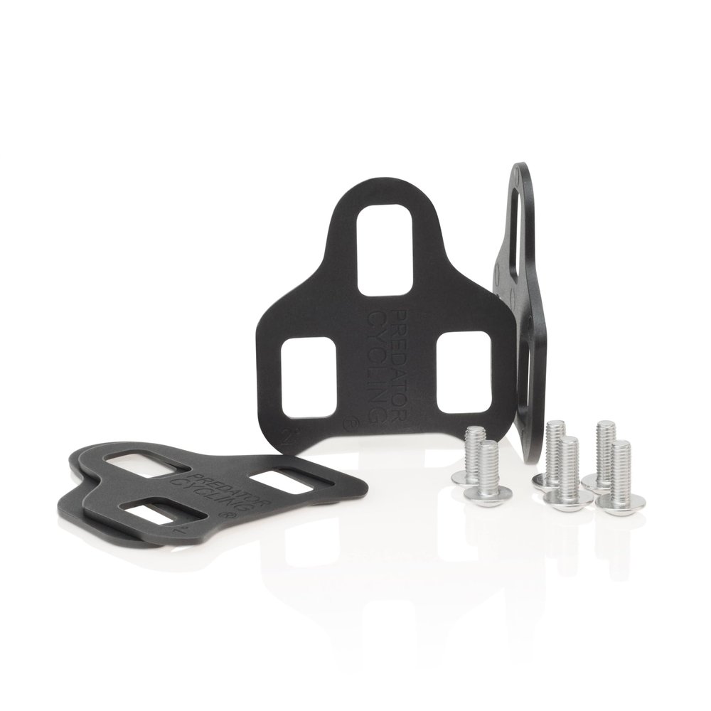 Predator Cycling Cleat Wedge, for Bike Fitting, Compatible with Shimano SPD-SL, 3-Hole Cleat Compatible, 1 and 2 Wedge