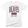 Alcorn State University Official Est. Date Unisex Adult T-Shirt, White, 5X-Large view 1
