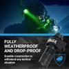 Life Mounts Tactical Helmet Flashlight Mount - 3.5 x 1.5 in, Green LED - Hands-Free Lighting for Tactical Gear - Shockproof Durability for Military Gear - Quick-Detach for Fast Helmet Light Mount view 4
