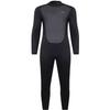 Typhoon Mens Storm3 3/2mm Back Zip Wetsuit - Black Graphite - Easy Stretch - Flatlock Seam Construction view 1