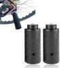 2PCS Bike Pegs, Mini Steel Bike Foot Pegs Anti Skid Lead Foot Bicycle Rear Stunt Lead Foot for Mountain Bicycle Cycling view 1